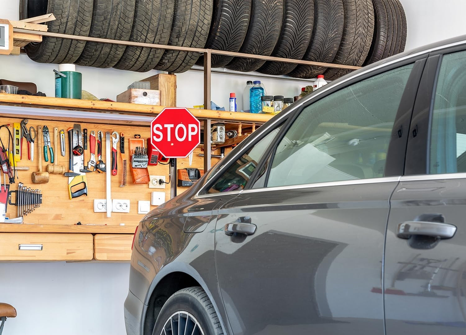 Best LED Garage Stop Sign for Safe, Accurate Parking | Trusted by SecurityMan