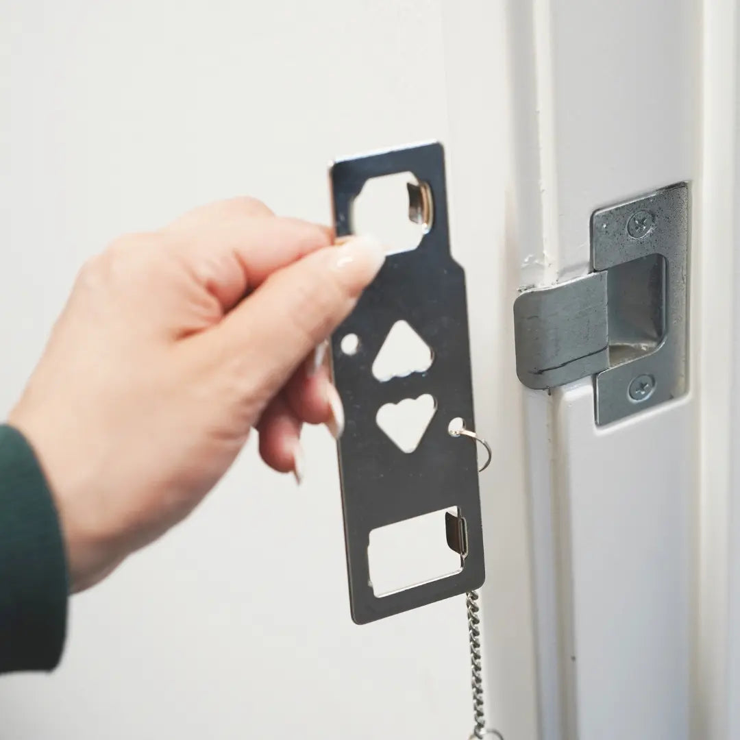 Portable Door Lock with Alarm