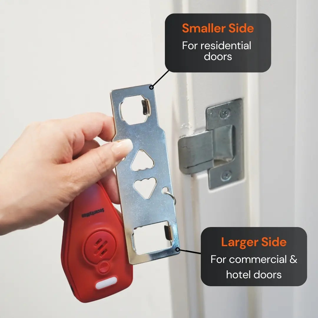 Portable Door Lock for Travel with Alarm