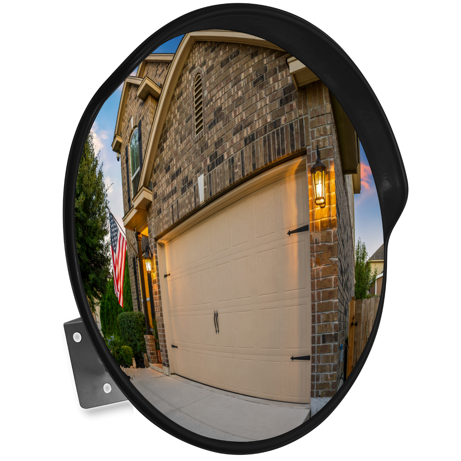 Convex Driveway Mirror 24" – Wide View Safety Mirror