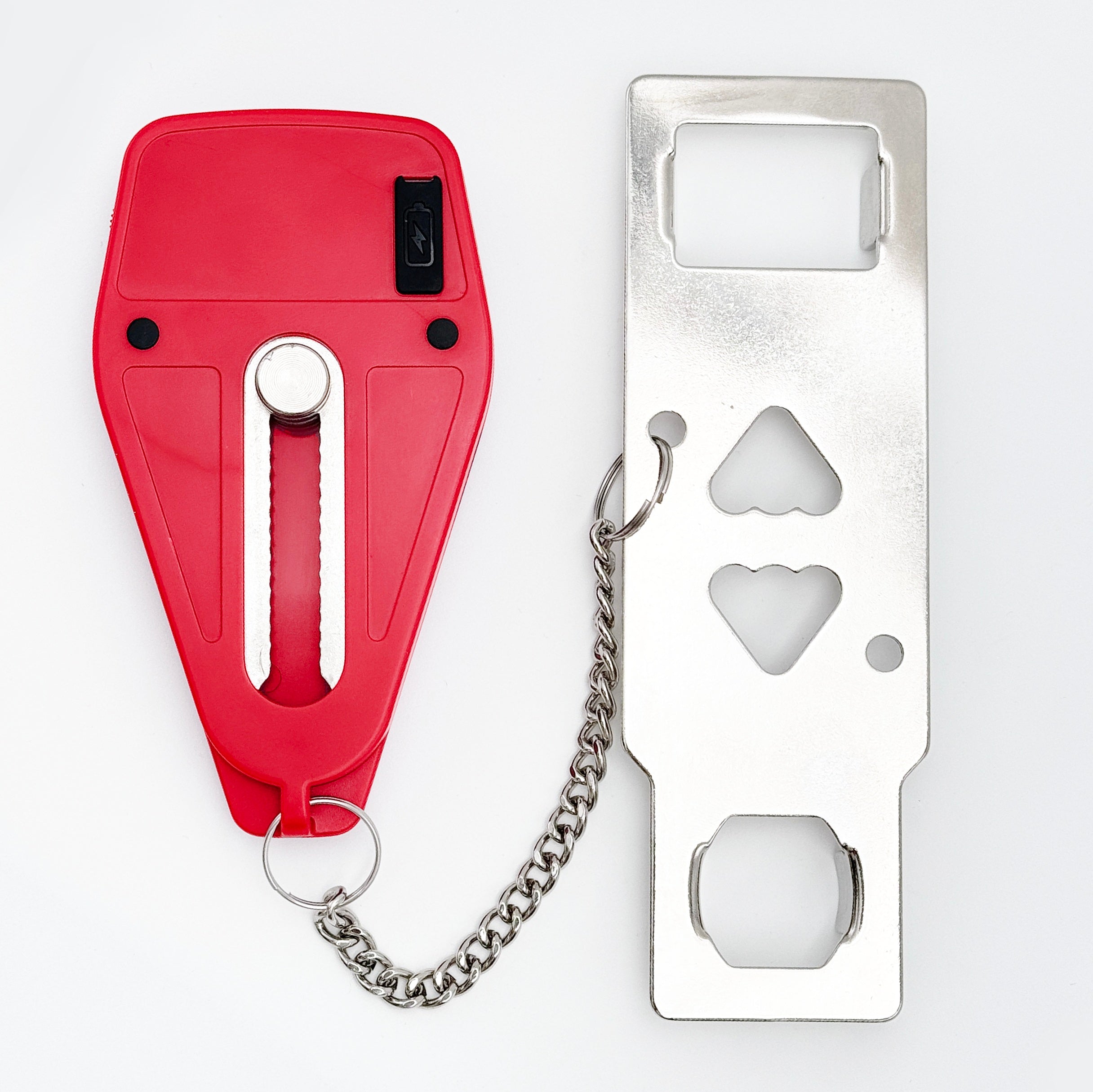 2-in-1 Portable Door Lock with Alarm – Travel Safety, Adjustable Sensitivity, Rechargeable