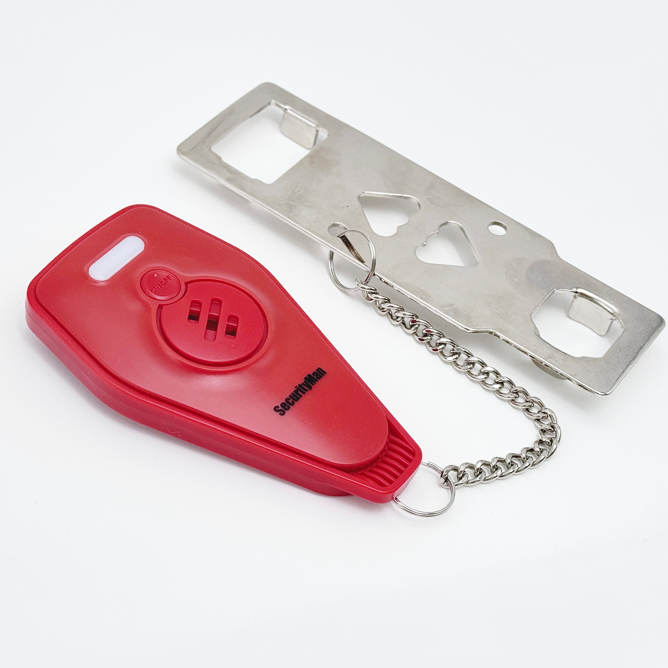 2-in-1 Portable Door Lock with Alarm – Travel Safety, Adjustable Sensitivity, Rechargeable