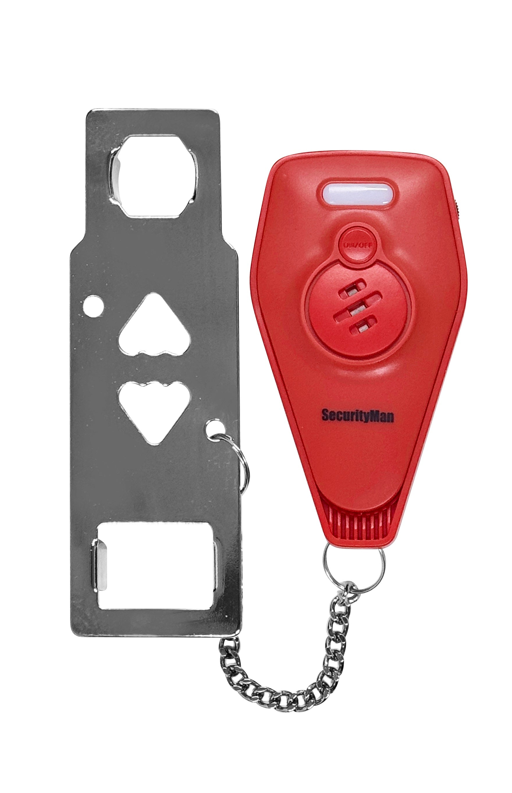 2-in-1 Portable Door Lock with Alarm – Travel Safety, Adjustable Sensitivity, Rechargeable