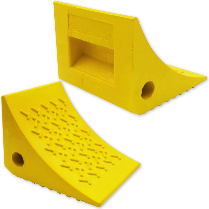 Heavy-Duty RV Wheel Chocks – Secure on Any Surface